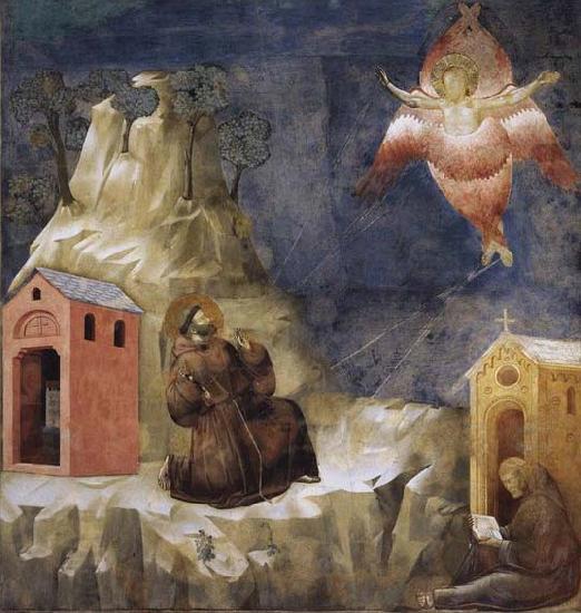 GIOTTO di Bondone Stigmatization of St Francis China oil painting art